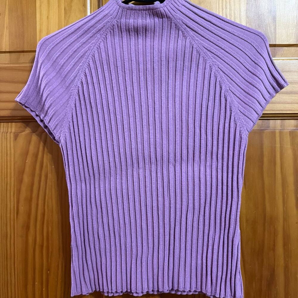 Evie Light Purple babydoll Tee Silk blend Size P/M